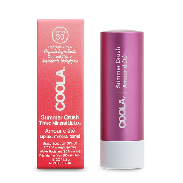 Mineral Liplux® in Summer Crush Organic Tinted Lip Balm Sunscreen SPF 30